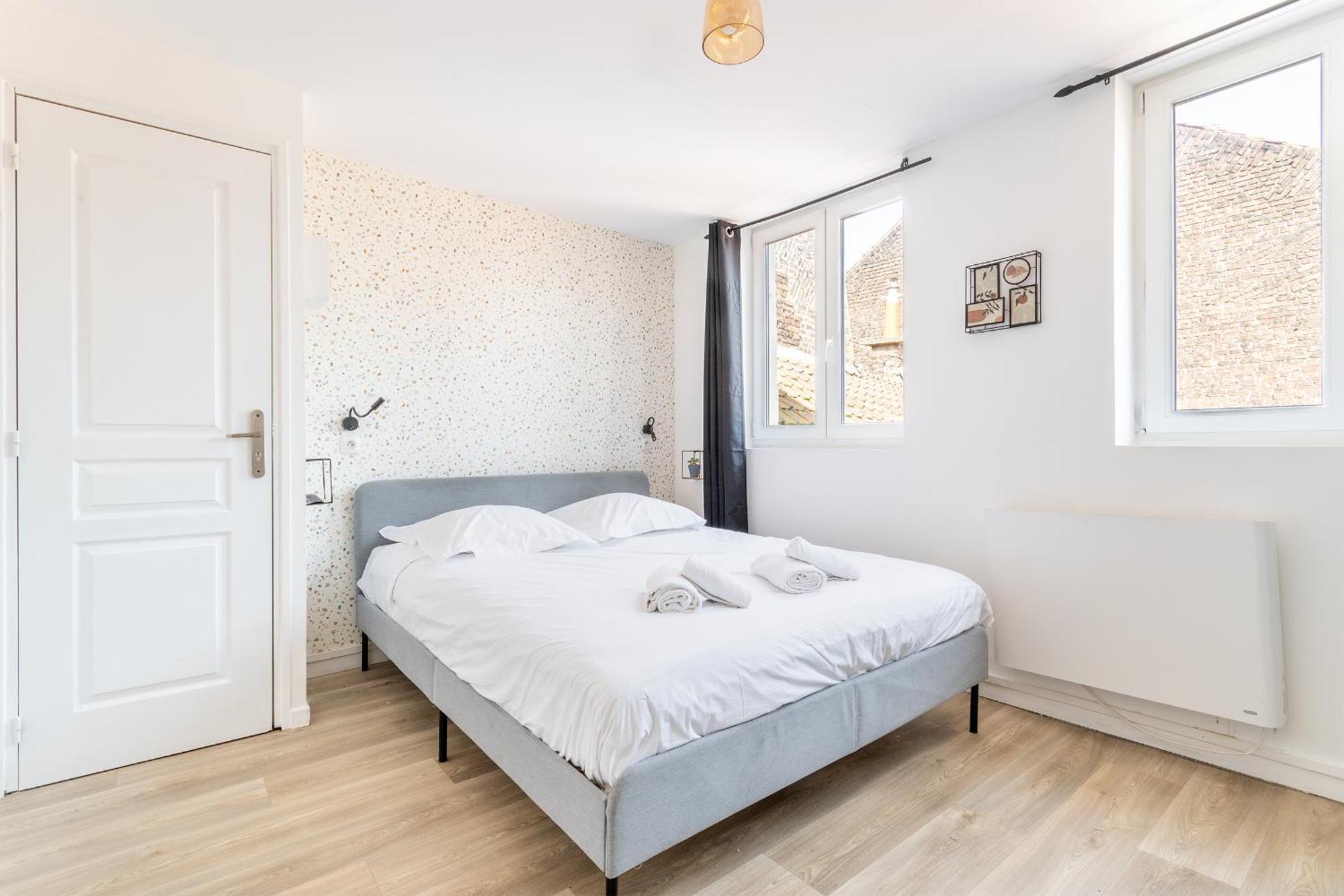 S&K Suite Grande Rue Roubaix - Chambre Spacieuse Et Sdb Privee - Netflix Et Cuisine Exterior foto